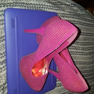 Hot Pink Pumps